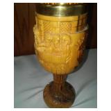 The Last Supper Wood Carved Chalice.
