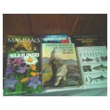 Books on Mammals Birds, Fish & Gardening.