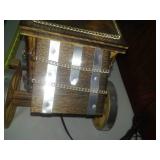 Stagecoach Lamp  Wood, Hand Crafted, Great Detail.
