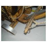 Stagecoach Lamp  Wood, Hand Crafted, Great Detail.