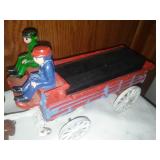Antique Cast Wagon and 8 Horses.
