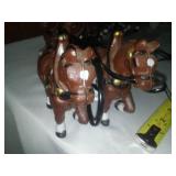 Antique Cast Wagon and 8 Horses.