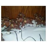 Antique Cast Wagon and 8 Horses.