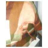 Wool Poncho, Scarf & blankets.