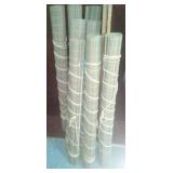 Roll - up bamboo style blinds -great color.