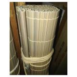 Roll - up bamboo style blinds -great color.