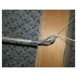 18 foot, 5 piece extension pole.  (Fiberglass)