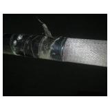 18 foot, 5 piece extension pole.  (Fiberglass)