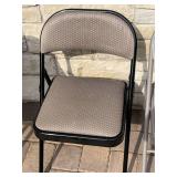 2 Metal Padded Folding Chairs