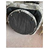 3 Matching Contemporary Swivel Rockers with Matching Pillows