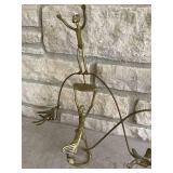 2 Brass African Balancing Pieces