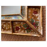 Vintage Ornate Floral Wall Mirror