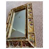 Vintage Ornate Floral Wall Mirror