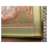 Metallic Mother and Children Framed Art