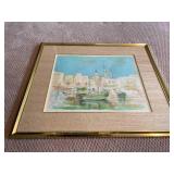 Edna Hibel Signed Framed Art