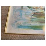 Edna Hibel Signed Framed Art