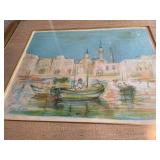 Edna Hibel Signed Framed Art