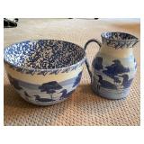 Loon Themed Pitcher and Basin