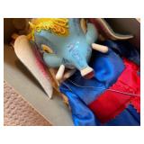 Large Pelham Elephant Puppet From The 60