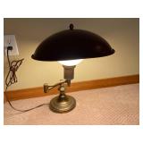 Vintage Brass Table Lamp With Adjustable Arm