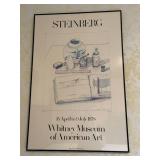 1978 Steinberg Whitney Museum Framed Art
