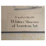 1978 Steinberg Whitney Museum Framed Art