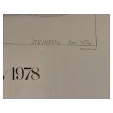 1978 Steinberg Whitney Museum Framed Art