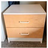 Pair of Techline Twin Storage Beds and Matching Nightstand