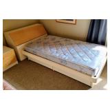 Pair of Techline Twin Storage Beds and Matching Nightstand