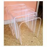 Lucite Nesting Tables