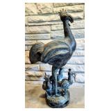 Metal Bird Sculpture