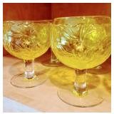 VintageYellow Glassware