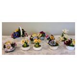 Vintage Porcelain Flower Baskets