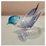 Pair of Murano Glass Birds