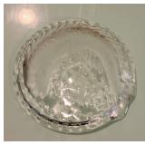 Lalique Crystal Fish Plate
