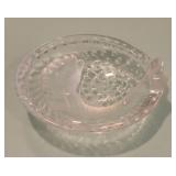 Lalique Crystal Fish Plate