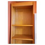 Tall/Narrow Wood Bookshelf
