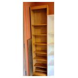 Tall/Narrow Wood Bookshelf