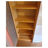 Tall/Narrow Wood Bookshelf