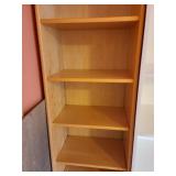 Tall/Narrow Wood Bookshelf