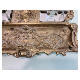 Ornate Brass Inkwell