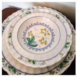 Partial Spode Primrose Dish Set
