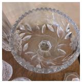 Vintage Cut/Pressed Glass and Baccarat Vase