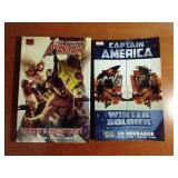 2 Graphic Novels - "Captain America" & "Avengers"