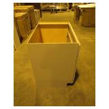 Hampton Bay Courtland Shaker Assembled 36 in. x 34.5 in. x 24 in. Stock Sink Base Kitchen Cabinet in Sterling Gray Finish