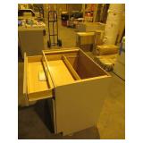 Hampton Bay Courtland Shaker Assembled 36 in. x 34.5 in. x 24 in. Stock Base Kitchen Cabinet in Sterling Gray Finish