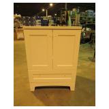 Thornbriar 24 in. W x 18.75 in. D Bath Vanity in White with Colorpoint Vanity Top in White with White Sink and Mirror