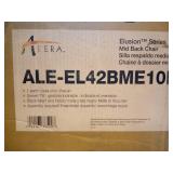 Alera Elusion Series Mesh Mid-Back Swivel/Tilt Office Chair, Black