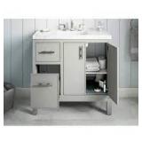 Rubicon 36 in. Bath Vanity Single Basin Vanity NO TOP CABINET ONLY