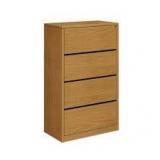 10500 Series Four-Drawer Lateral File, 36w x 20d x 59-1/8h, Harvest